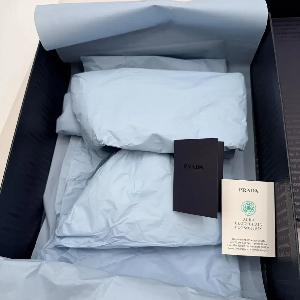 PRADA Blue Empty Shoe Gift Box 12